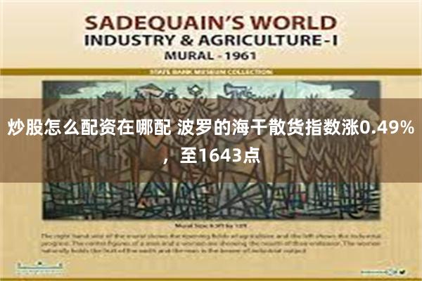 炒股怎么配资在哪配 波罗的海干散货指数涨0.49%，至1643点