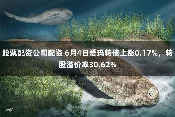 股票配资公司配资 6月4日爱玛转债上涨0.17%，转股溢价率30.62%