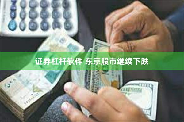 证券杠杆软件 东京股市继续下跌