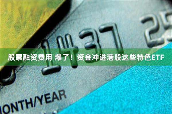 股票融资费用 爆了！资金冲进港股这些特色ETF