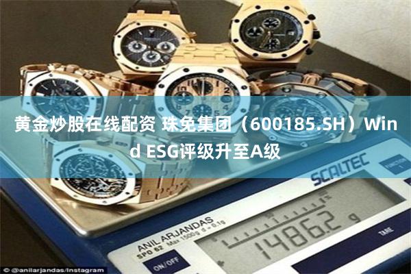 黄金炒股在线配资 珠免集团（600185.SH）Wind ESG评级升至A级