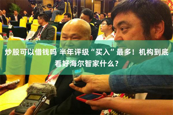 炒股可以借钱吗 半年评级“买入”最多！机构到底看好海尔智家什么？