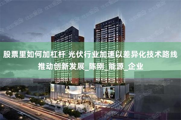 股票里如何加杠杆 光伏行业加速以差异化技术路线推动创新发展_陈刚_能源_企业